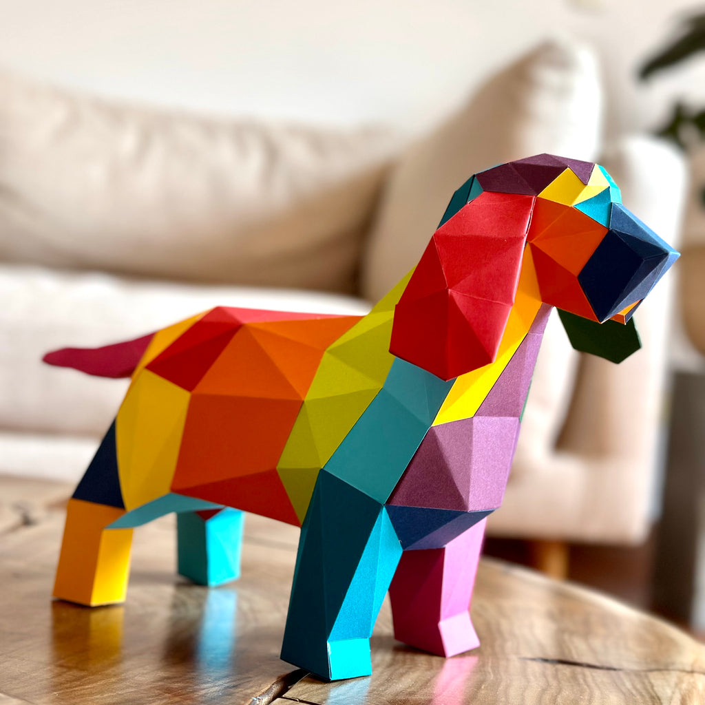 Cocker Spaniel DIY / Papercraft Kit / Rompecabezas 3D - mix – Zutopía DIY