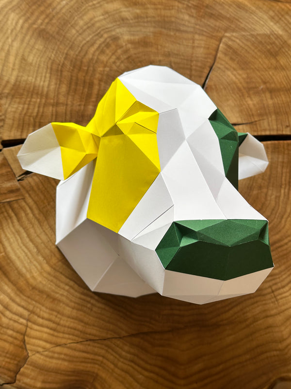 Vaca DIY de papel MIX