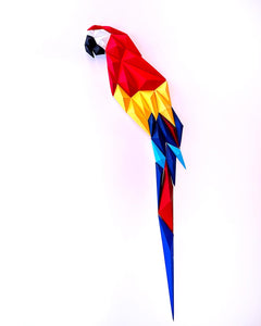 Guacamaya 3D DIY Bandera