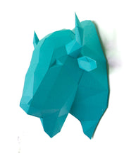 Cargar imagen en el visor de la galería, cabeza de bufalo americado de papel para armar y decorar
