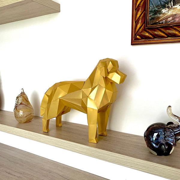 Golden Retriever Cuerpo Entero DIY  - Colores Metalizados