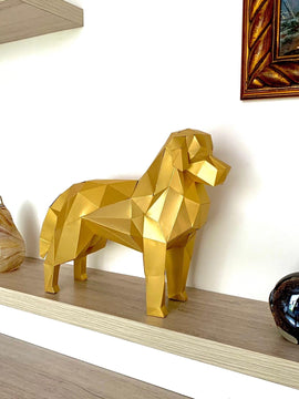 Golden Retriever Cuerpo Entero DIY  - Colores Metalizados