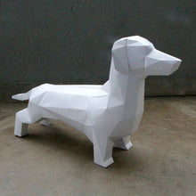 Cargar imagen en el visor de la galería, Salchicha (Dachshund) DIY - Cuerpo completo Metalizado
